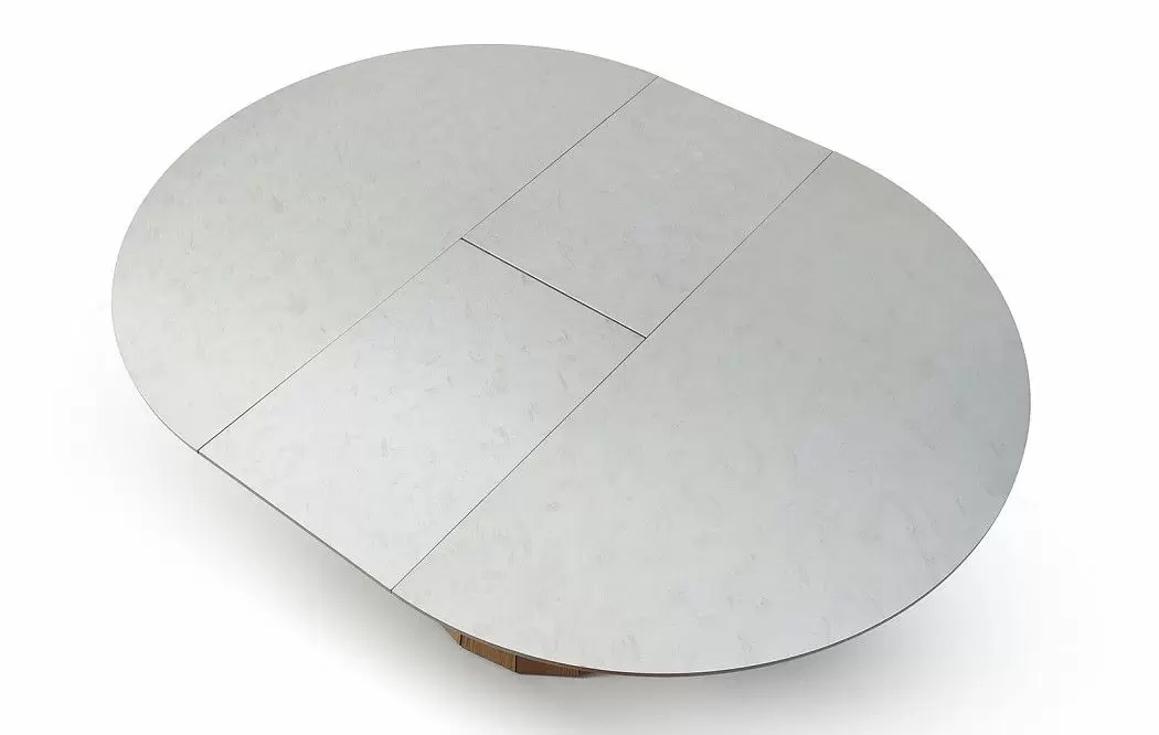 Стол раскладной Eclectic 120-160, серый/ясень - фото 8