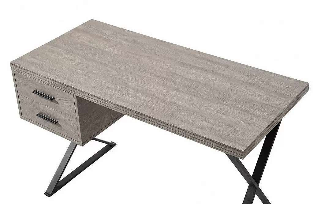 Стол письменный Hemingway, дымчатый дуб/черный - фото 8