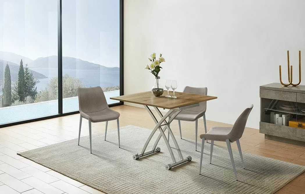 Стул Timothy, бежевый/стальной - фото 3