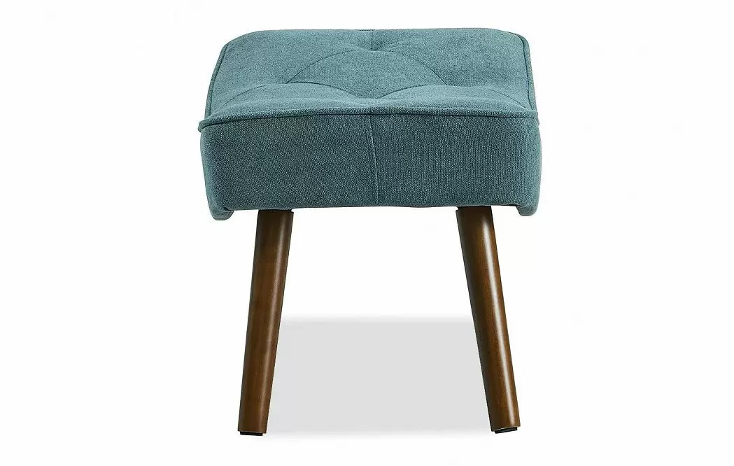 Кресло и оттоманка Hygge, темно-бирюзовый/орех - фото 11