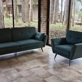 Комплект мягкой мебели Edinburgh, зеленый