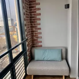 Диван-кровать Rosy 3-х местный, коричневый