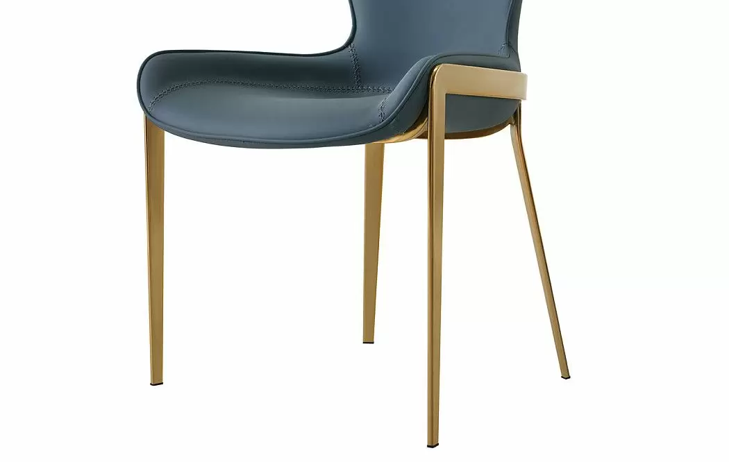 Стул Hillary, серо-голубой/золото - фото 5