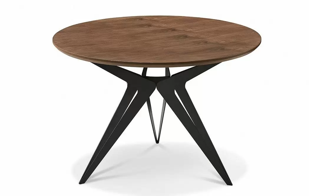 Стол журнальный Elegance (70), орех/черный