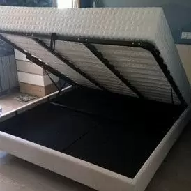 Кровать Carrera 160x200 (с подъемным механизмом), голубой