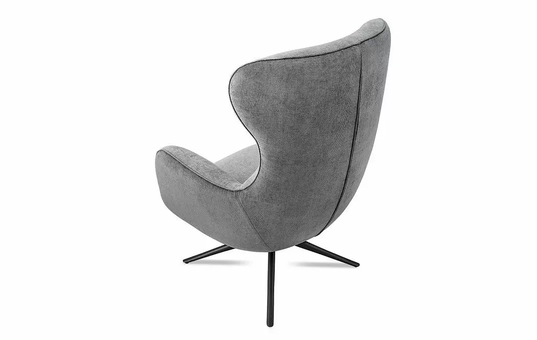 Кресло Lucille, серый/темно-серый - фото 5