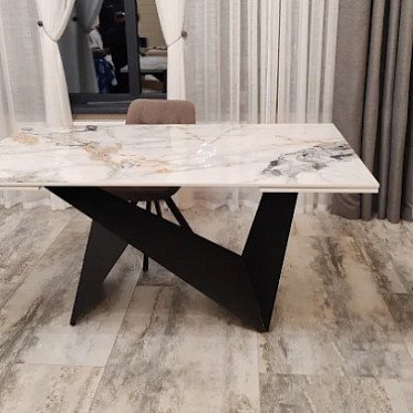 Стол Portofino Black 160 - Google
