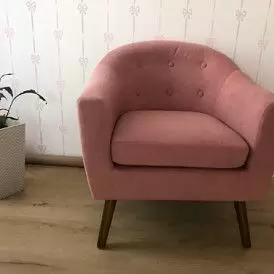 Диван Florence 2-х местный, темно-серый/цветные пуговицы