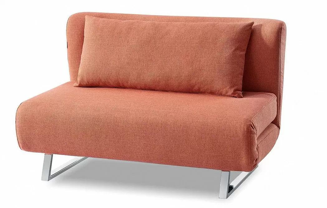 Диван-кровать Rosy 2-х местный, папайя/хром - фото 5