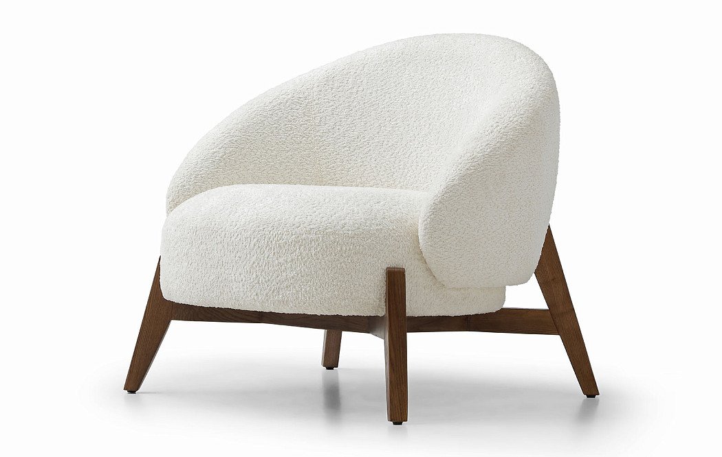 Кресло Orlando, белый/орех - фото 5