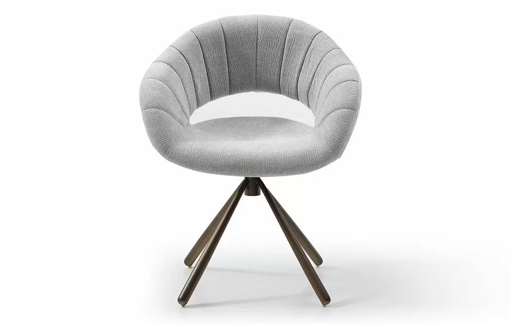 Стол Donna + 4 стула Alessa серый - фото 6