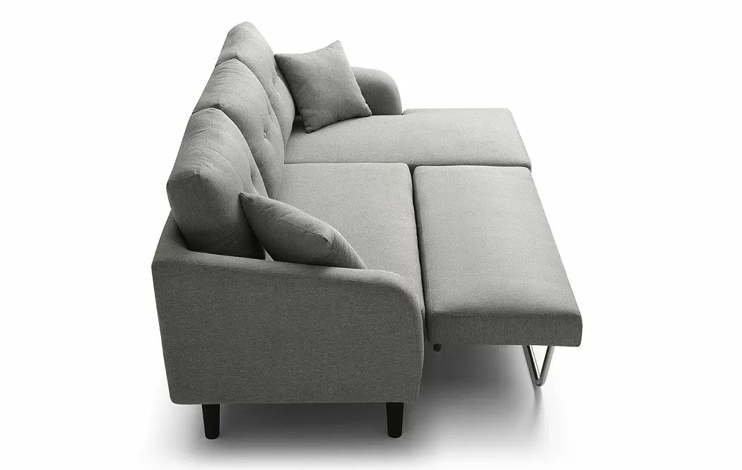 Диван-кровать North угловой (правый), серый - фото 15