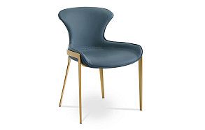 Стул Hillary, серо-голубой/золото Стул Hillary, серо-голубой/золото