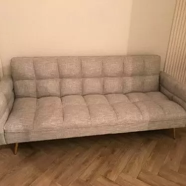 Диван-кровать Madrid, светло-серый/золотые ножки 1635257704015.jpg