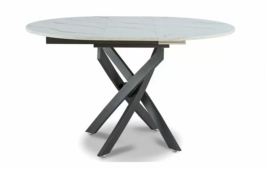 Стол раскладной Charly 100-129, светлый мраморный рисунок - фото 5