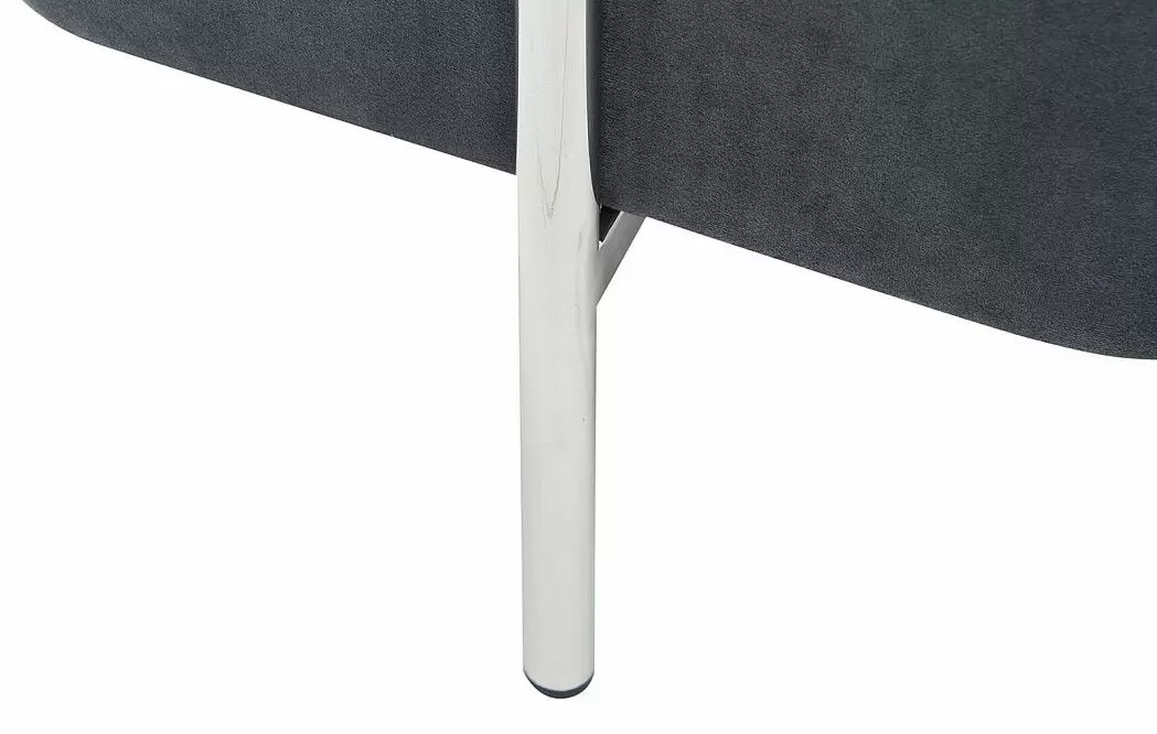 Банкетка Gatsby малая, серый/серебро - фото 6