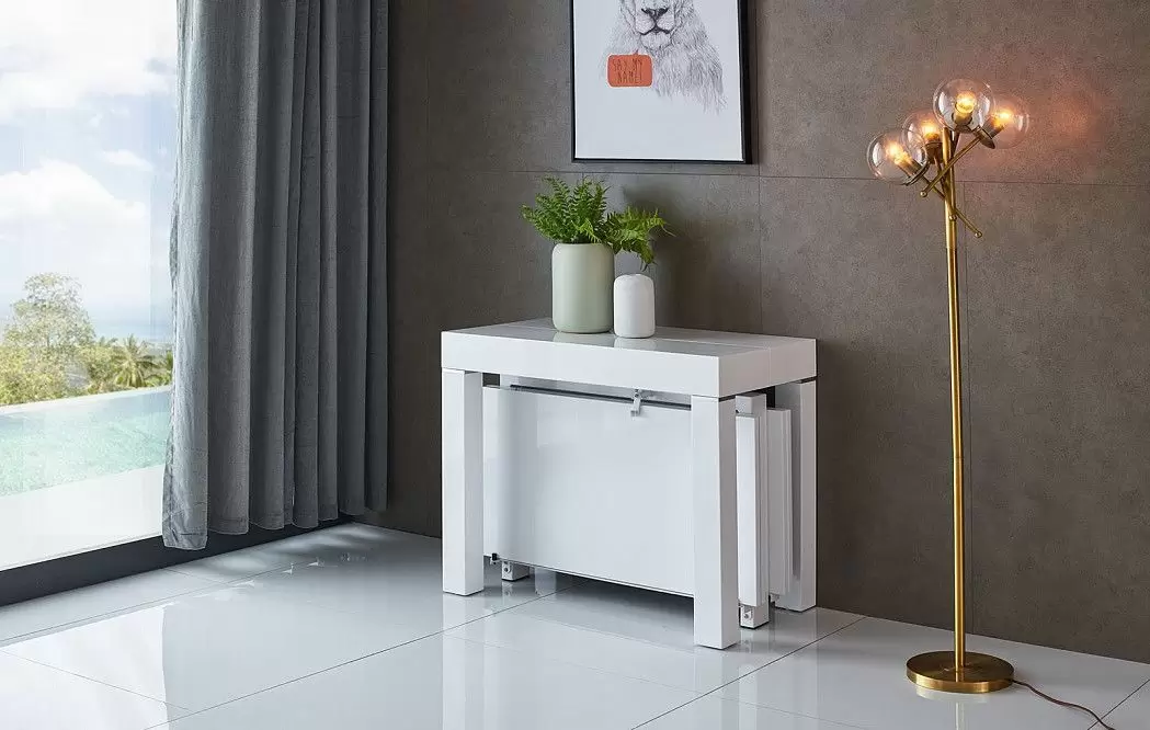 Стол раскладной Claus, белый - фото 2