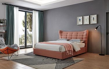 Кровать с подъемным механизмом Venezia 180х200, коралловый