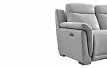 Диван-реклайнер Jonathan угловой (правый), светло-серый