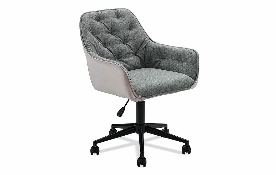 Кресло Julietta, серый/розовый