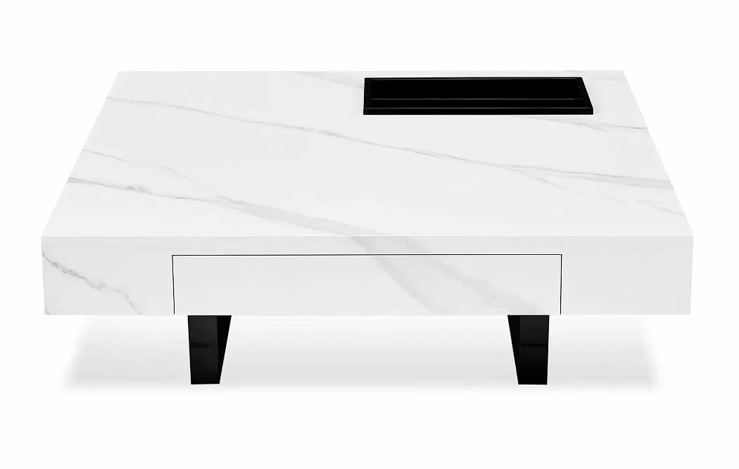 Стол журнальный Gabrielle (100), белый камень - фото 3