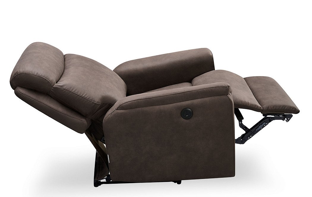 Кресло-реклайнер Stanley, коричневый - фото 13