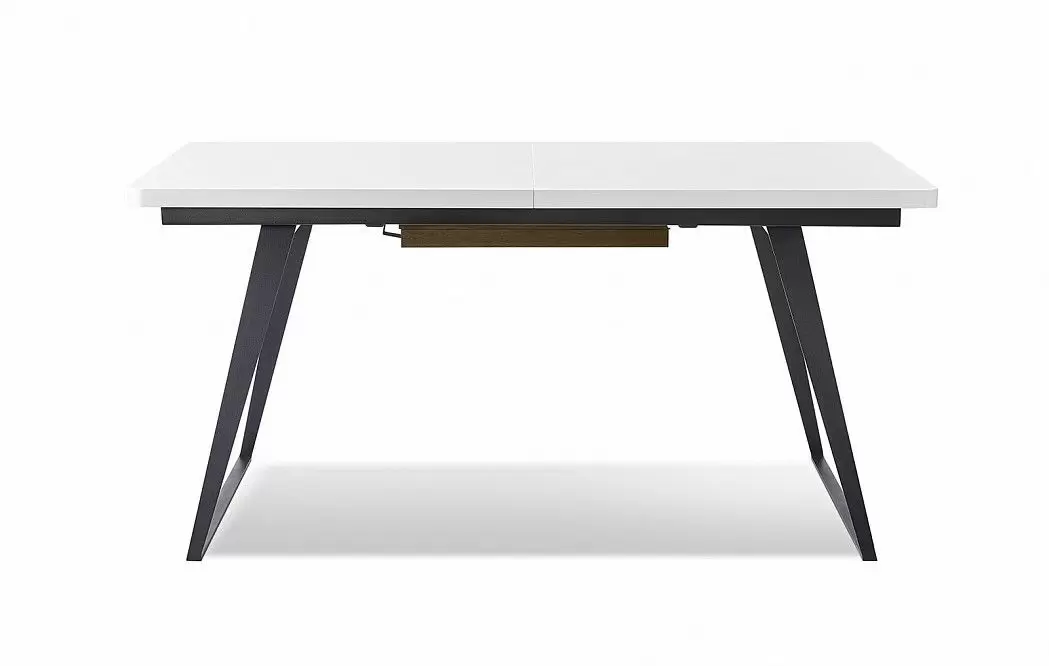 Стол раскладной Gent, белый матовый/орех - фото 3