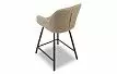 Стул полубарный Edwin, бежевый/черный