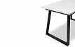 Стол раскладной Dakota 120-160, белый/черный
