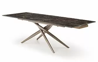 Стол раскладной Festa 180-260, темная керамика