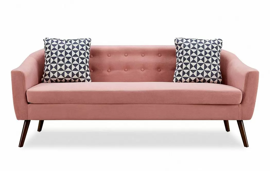 Комплект мягкой мебели Florence, коралловый/орех - фото 3