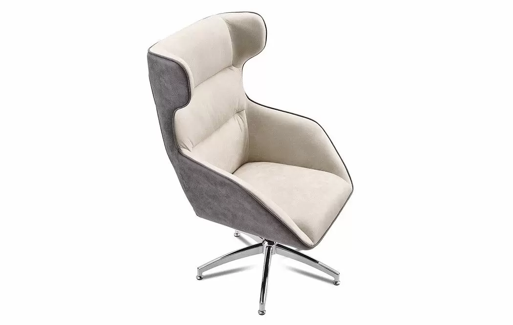 Кресло Otto, бежевый/серый - фото 5