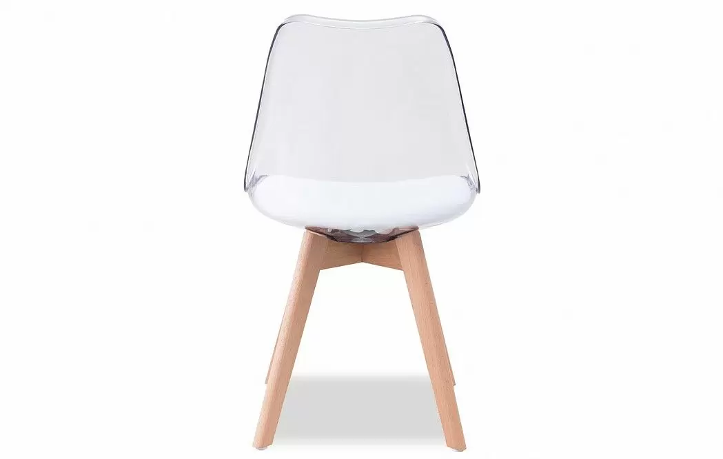 Стул Ulric, прозрачный/белый - фото 4