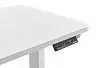 Стол New York (120) белый, регулируемая высота, электропривод