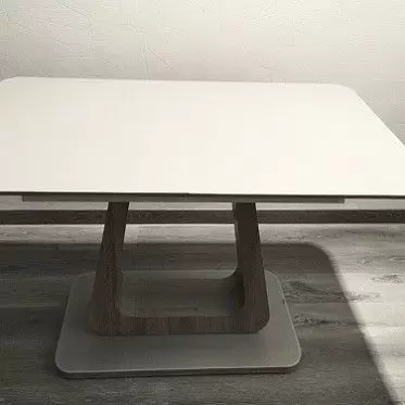 Стол раскладной Rosanna 120-160, темно-коричневый/белый 1635257703576.jpg