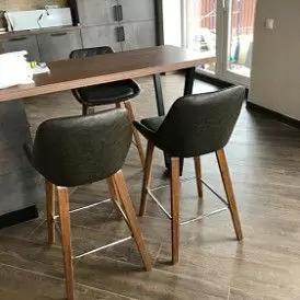 Стул полубарный Joan (65), темно-синий