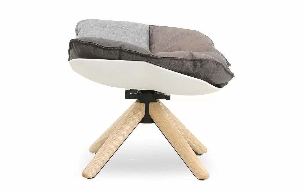 Кресло и оттоманка в стиле Husk, коричневый пэчворк - фото 10