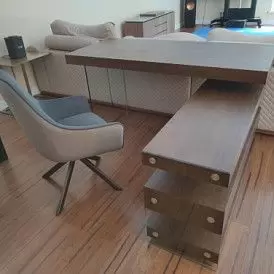 Стул Emma, бежевый/коричневый/бронза