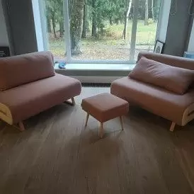 Пуф квадратный Hedwig, бежевый