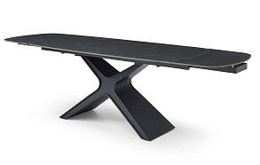 Стол раскладной Charlotta 180-260, черная керамика Стол раскладной Charlotta 180-260, черная керамика