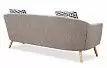 Диван Florence 3-х местный, серо-бежевый/натуральный