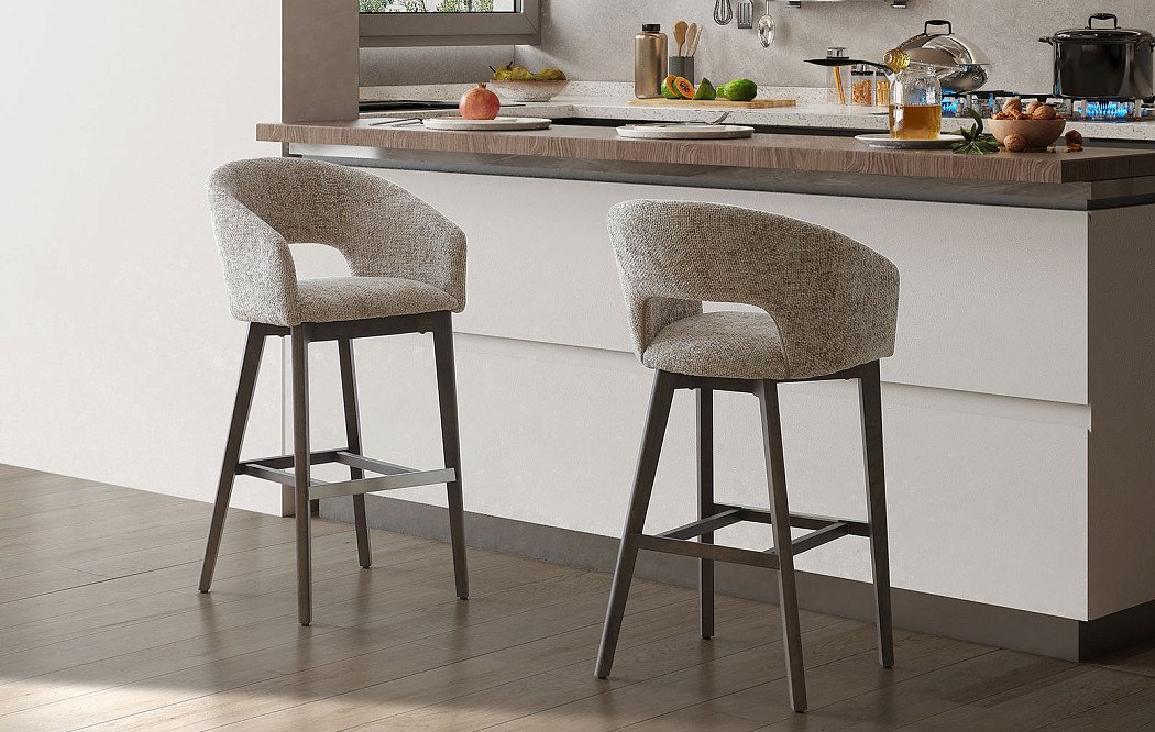 Стул полубарный Romy (68), светло-коричневый - фото 2